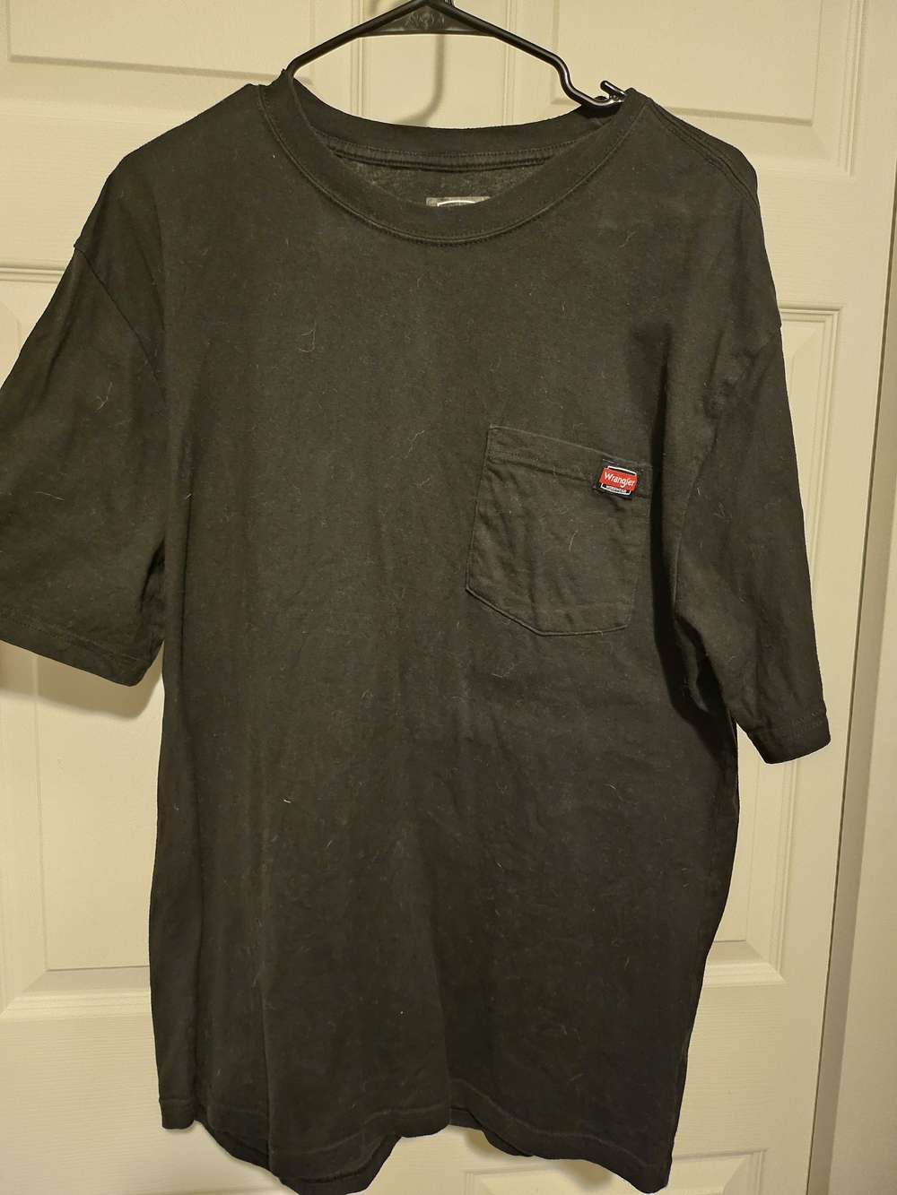 Wrangler Black Short Sleeve Pocket Tee
